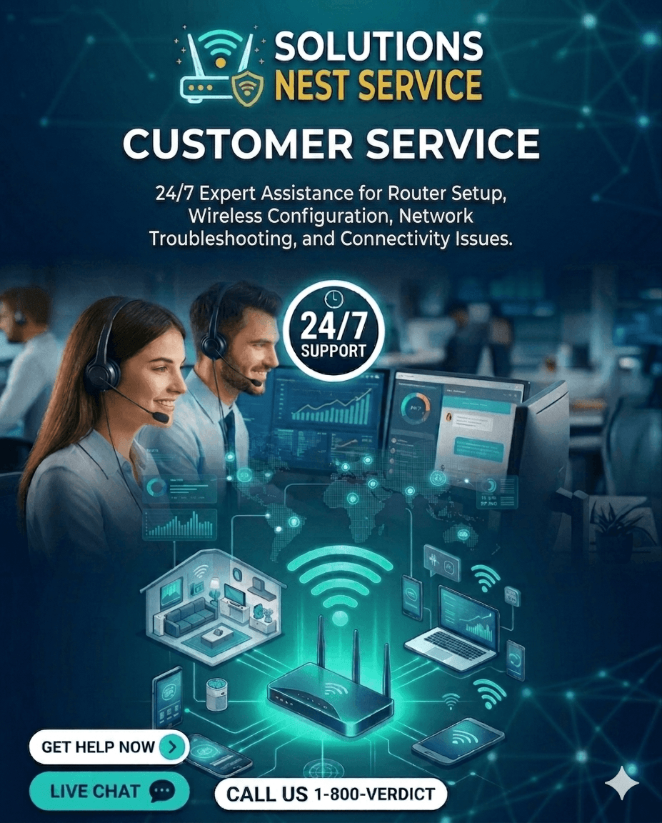 Solutions Verdict Nest customer care and  banner
